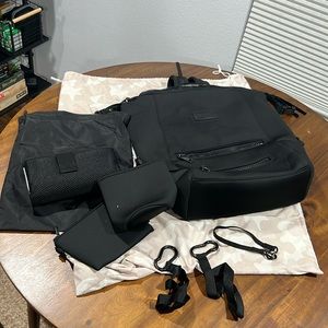 Large Indi Diaper Bag Black, brand new, used ONCE.